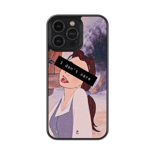 I Don't Care Glossy Metal Case