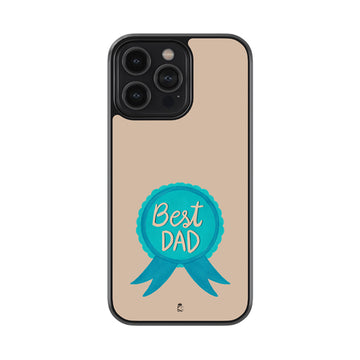 Best Dad Award Glossy Metal Case
