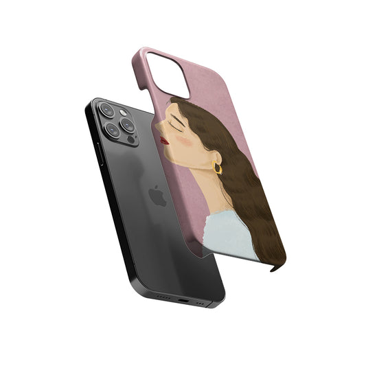 Beautiful Woman Art Slim Hard Case