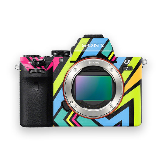 Abstractive Neons Camera Skin