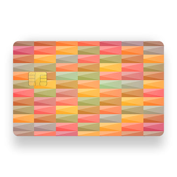 Abstractive Rectangle Debit Card Skin