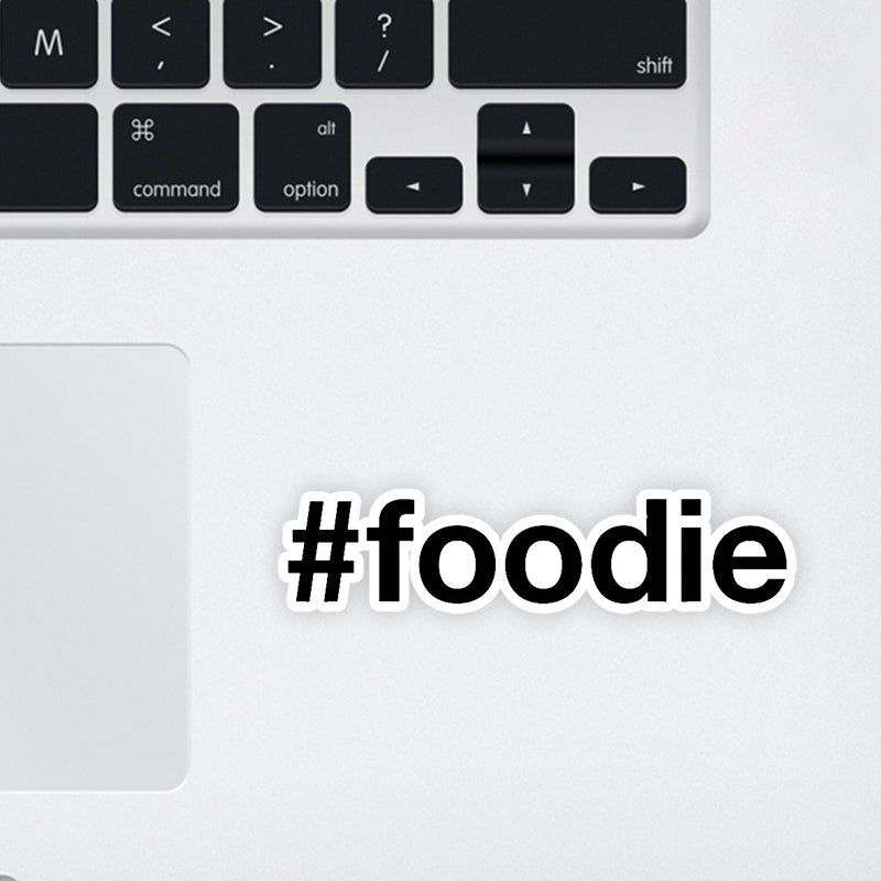 Foodie Laptop Sticker