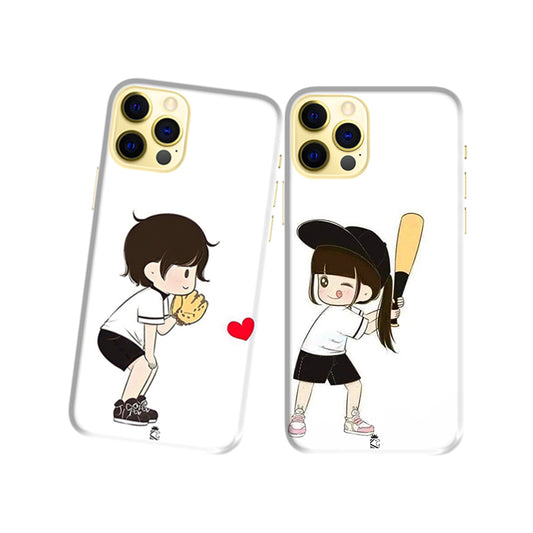 Love Hitters Slim Hard Couple Phone Case