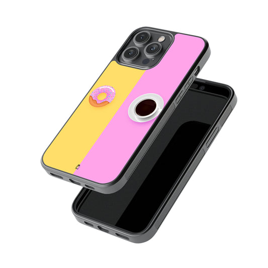 Doughnut and Tea Glossy Metal Case