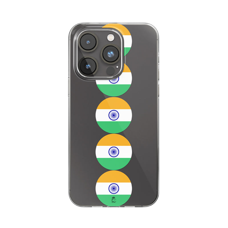 India Love Clear Silicone Case