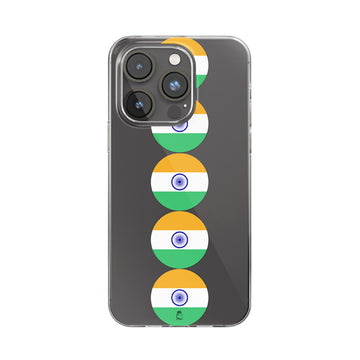 India Love Clear Silicone Case