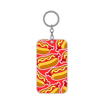 Hot Dogs Keychain
