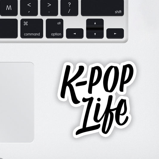 K-Pop Life Laptop Sticker