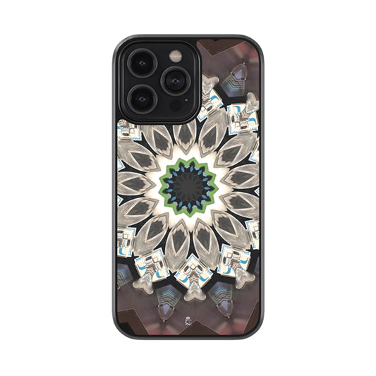 Olive Art Mandala Glossy Metal Case