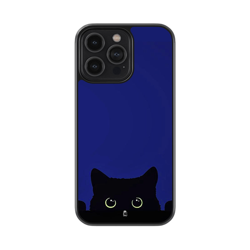 Cute Little Puss Glass Case