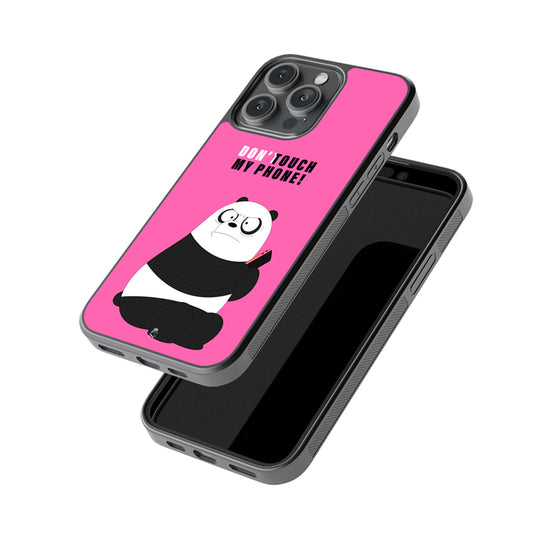 Dont Touch My Phone Glossy Metal Case