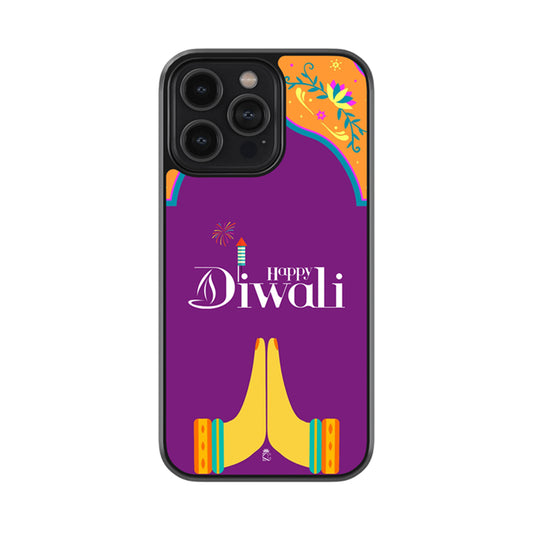 Happy Diwali Glossy Metal Case