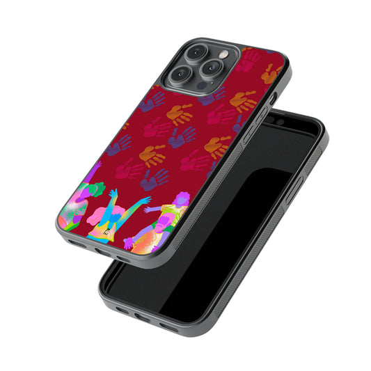 Water Sprinkles Glossy Metal Case