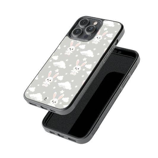 Beautiful RabbitGlossy Metal Case