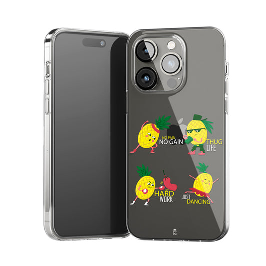 Pineapple Life Clear Silicone Case