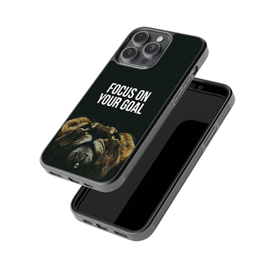 Focus On Your Goal Glossy Metal Case
