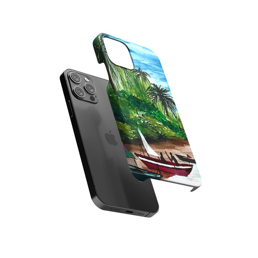 CVANU Sea Beach View Slim Hard Case