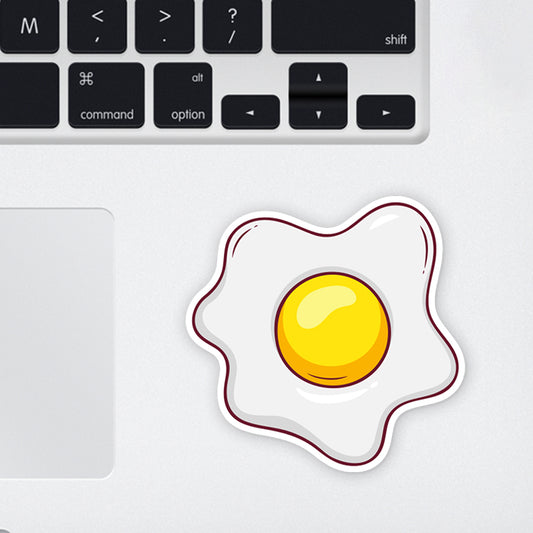 Egg Omelette Laptop Sticker