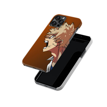 Angry katsuki bakugo Slim Hard Case