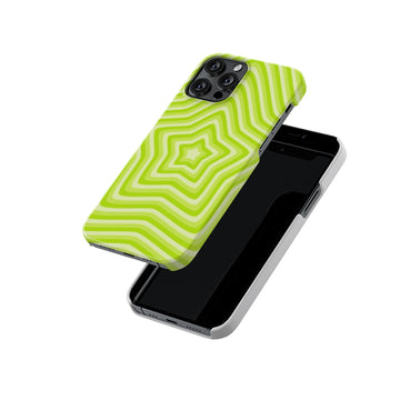 Green Stars Abstract Slim Hard Case