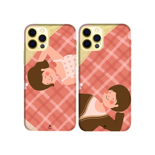 Made For Each Other Slim Hard Couple Phone Case