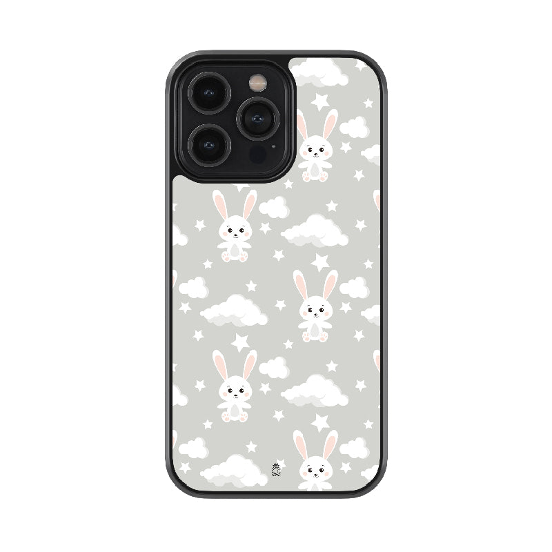 Beautiful RabbitGlossy Metal Case