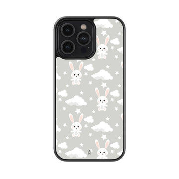 Beautiful RabbitGlossy Metal Case