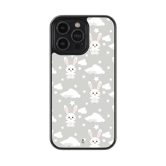 Beautiful RabbitGlossy Metal Case
