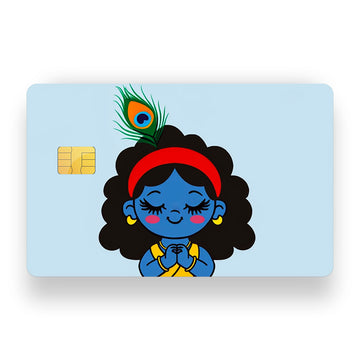 Cute Little Krishna Debit Card Skin