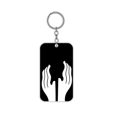 Wavy Hands Keychain