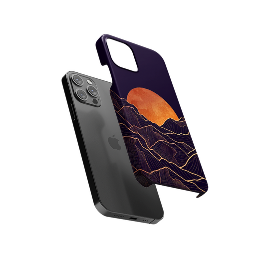 Golden Sunset Slim Hard Case