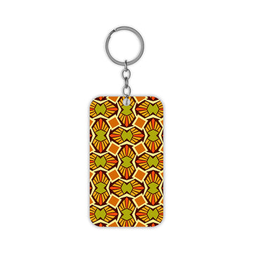 Orange Pop Art Keychain