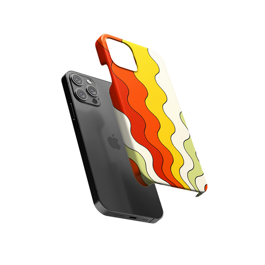 Colourful Waves Slim Hard Case