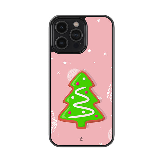 Cute Christmas Fir Glossy Metal Case