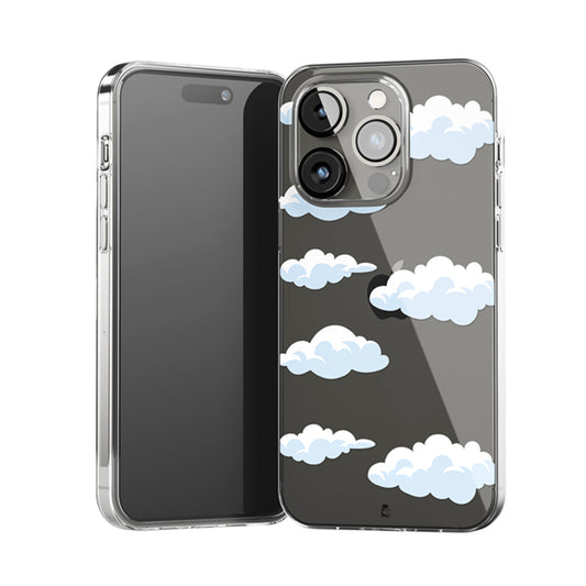 Passing Clouds Clear Silicone Case