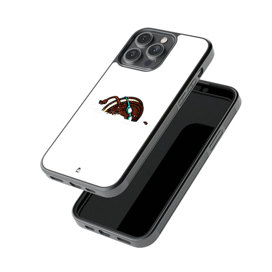 The Creamy Swimmer Glossy Metal Case