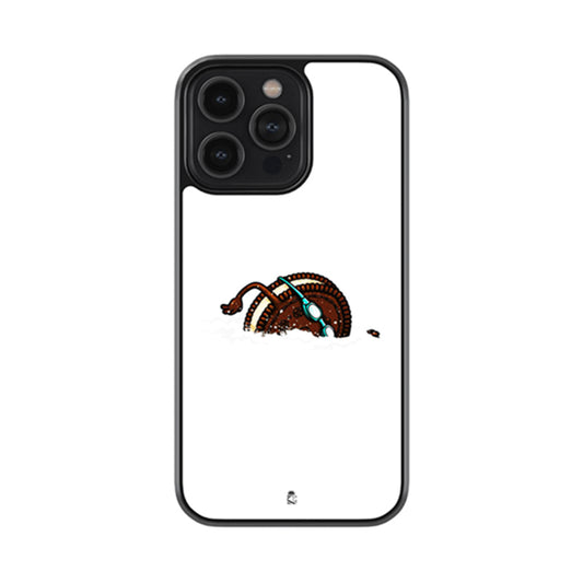 The Creamy Swimmer Glossy Metal Case