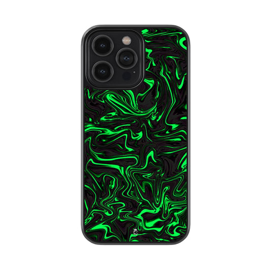 Hulk Green Fluid Liquid Design Glossy Metal Case
