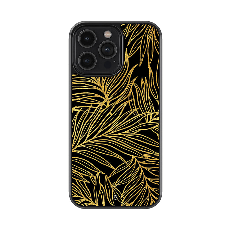Beautiful Leaves Glossy Metal Case