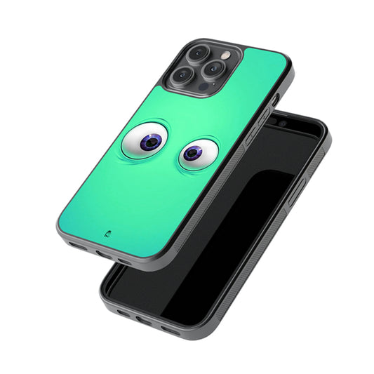 Why Are You Looking At Me Glossy Metal Case