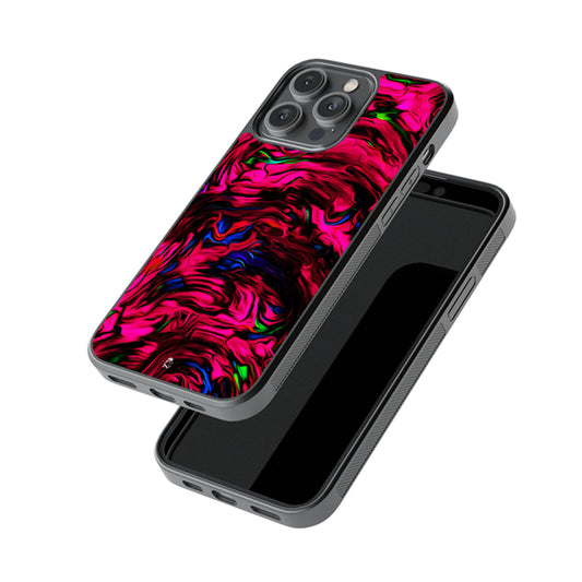 Magenta Liquid Fluid Design Glossy Metal Case