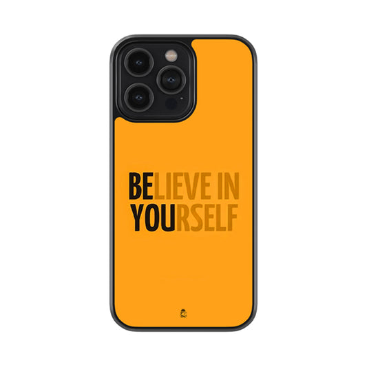 Believe In Yourself Glossy Metal Case