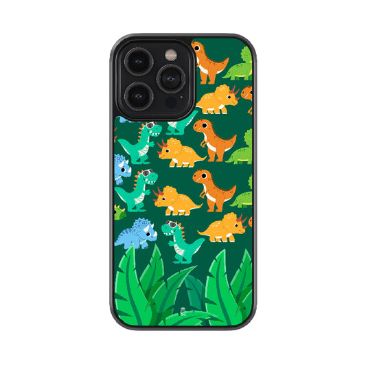 Dino World Glossy Metal Case
