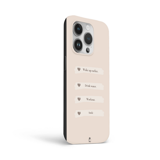Routine Reminder Flexible Soft Silicone Case