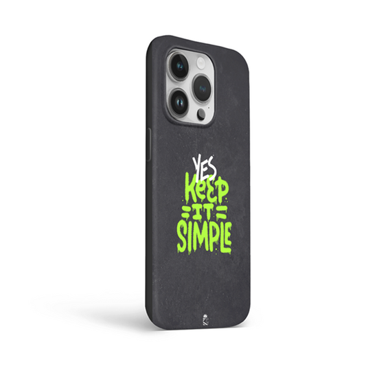 Yes Keep it Simple Flexible Soft Silicone Case