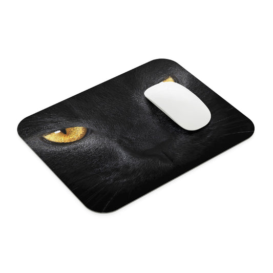 Black Cat Mouse Pad