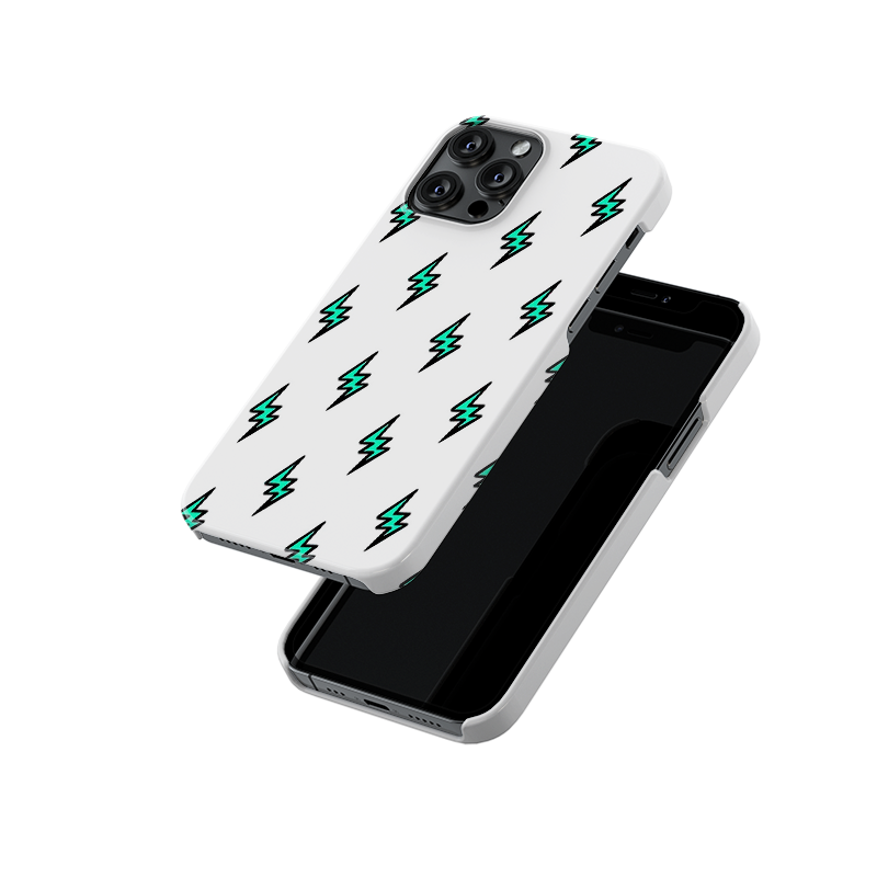 Blue Flashes Slim Hard Case