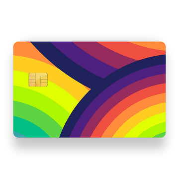 Rainbow Arcs Debit Card Skin