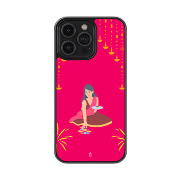 Traditional Girl Glossy Metal Case