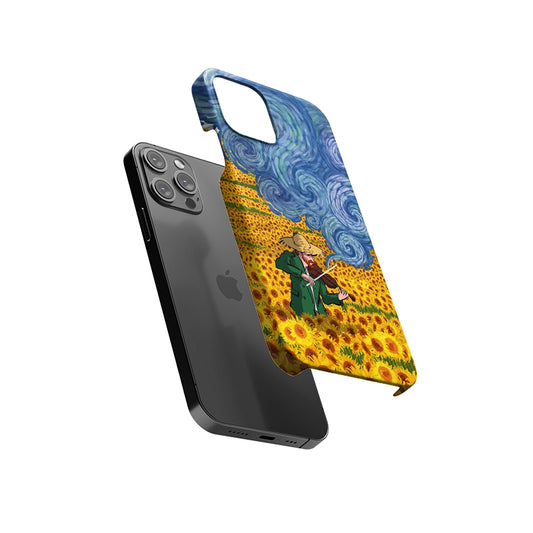 Vincent and Sunflowers Slim Hard Case